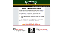 Desktop Screenshot of leonards.vagst.com