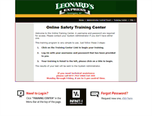 Tablet Screenshot of leonards.vagst.com