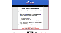 Desktop Screenshot of meltontrucklines.vagst.com